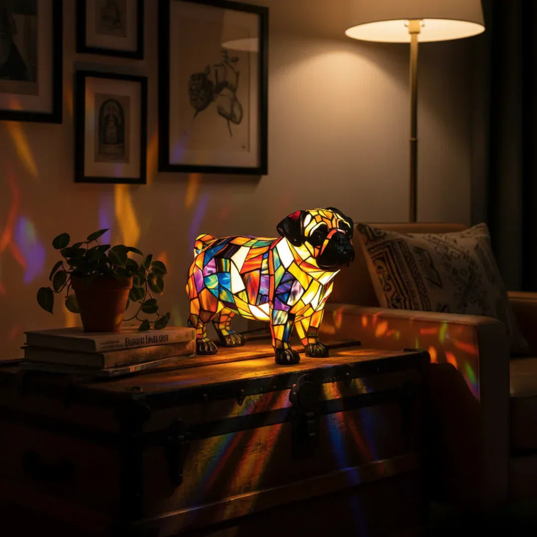 Mops - Lamp Vitraažis