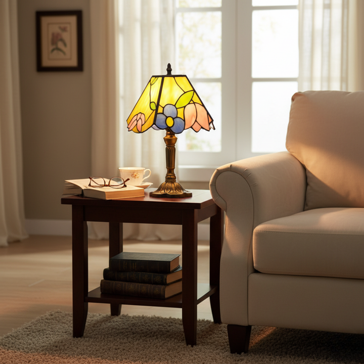FLORINA | VÄRVIKLAASIST LILLELAMP